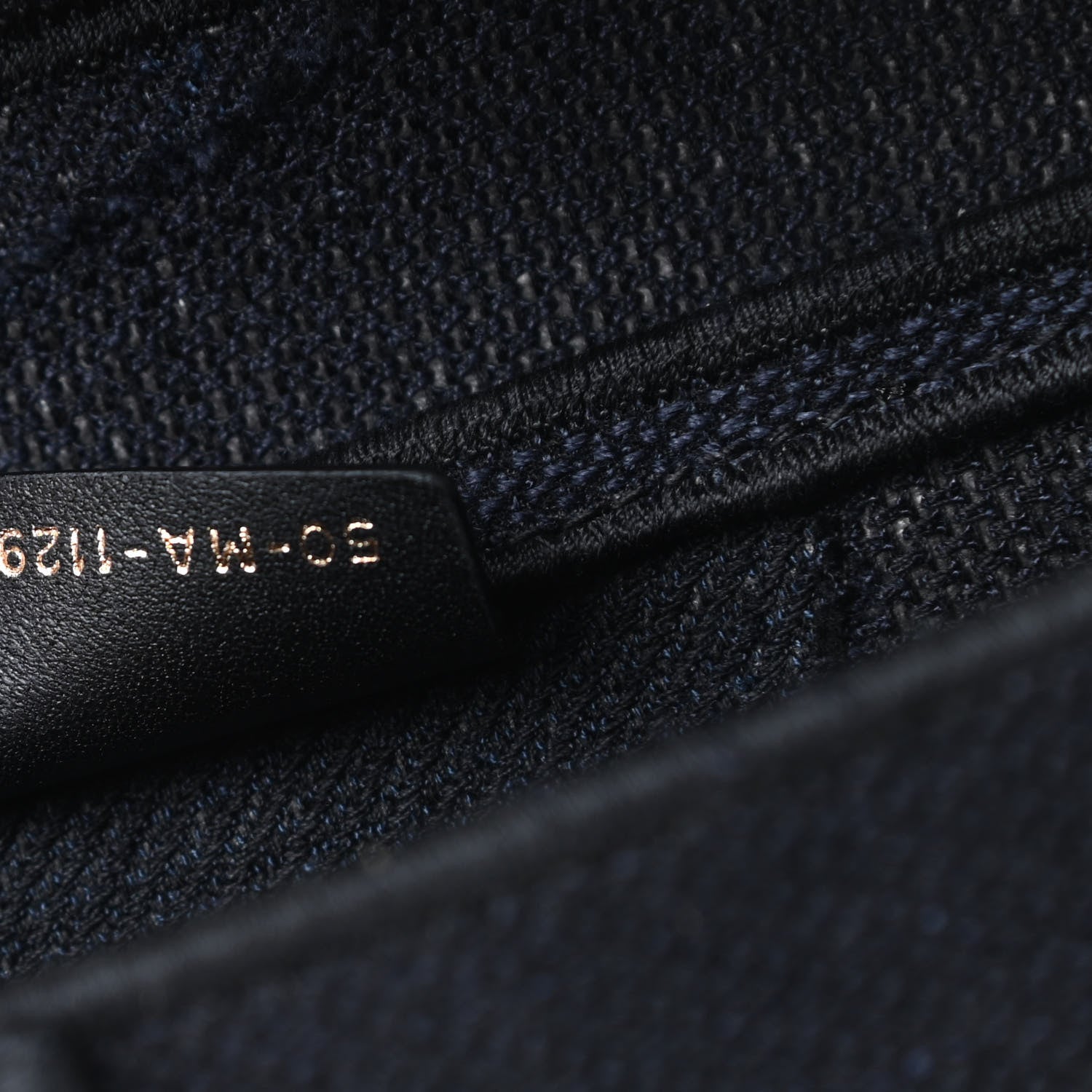 Christian Dior Canvas Embroidered Camouflage Saddle Bag Blue 7 of 11