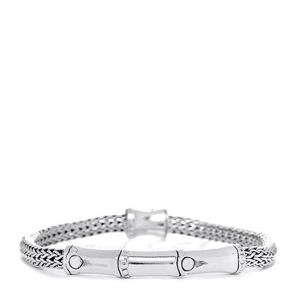 John Hardy Sterling Silver 4mm Bamboo Chain Bracelet 1 of 6