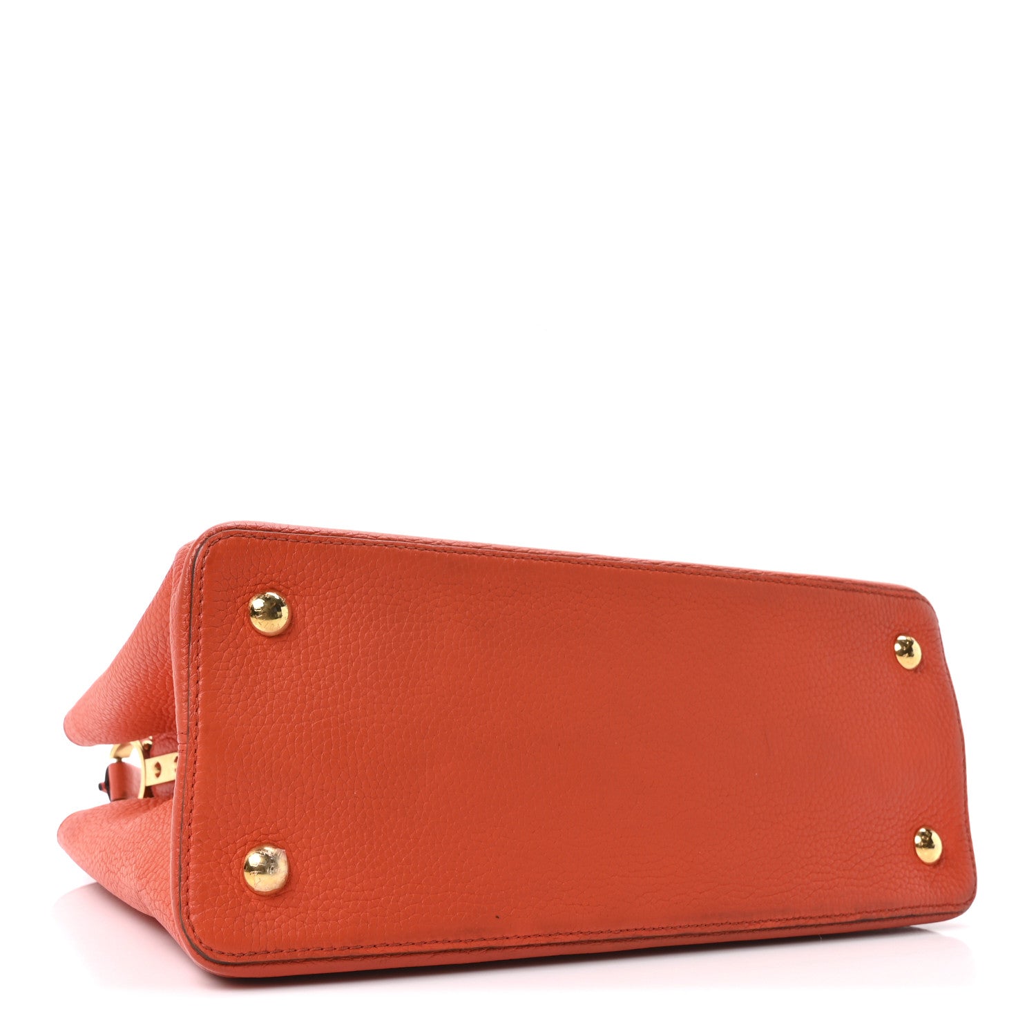 Louis Vuitton Taurillon Capucines MM Clementine 4 of 9