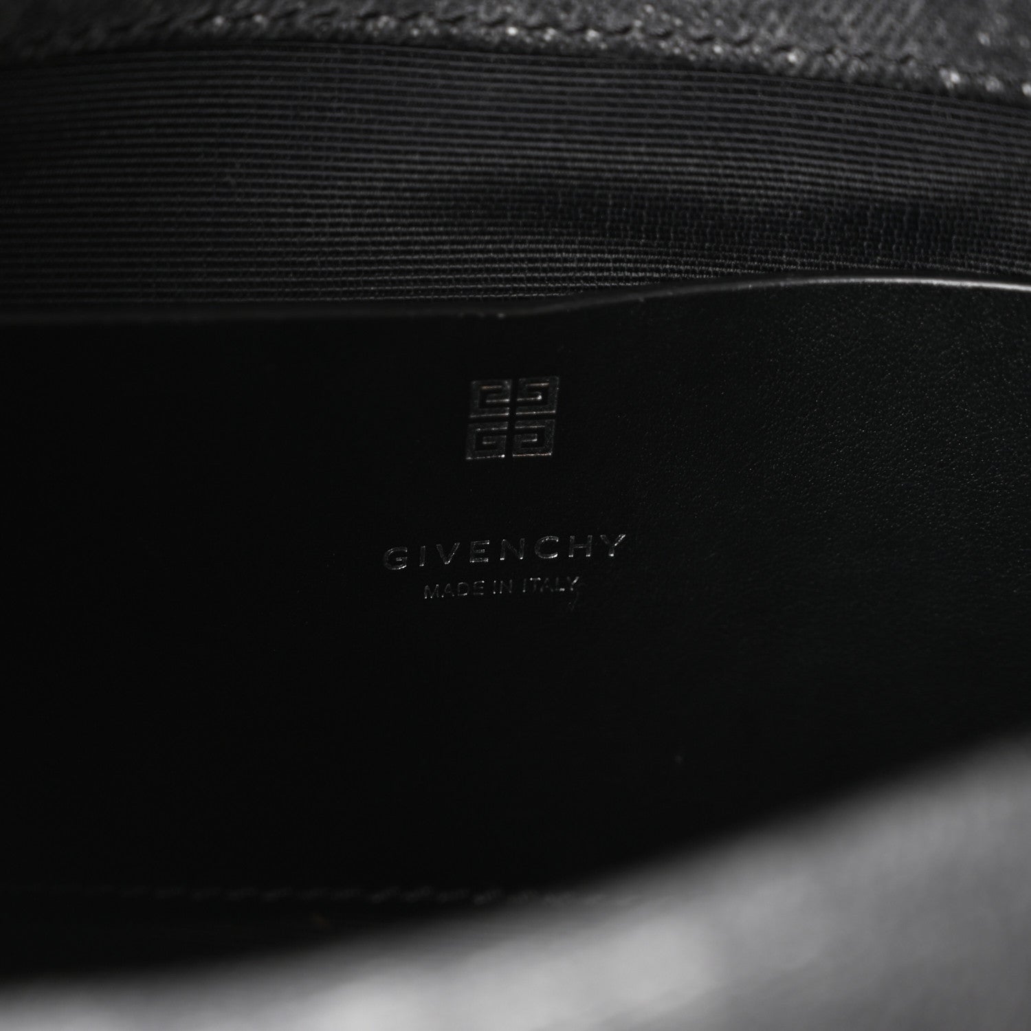 Givenchy Distressed Denim Quilted Small 4G Shoulder Bag Black 6 of 9