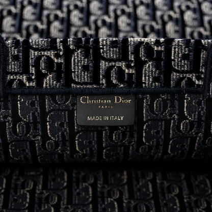 Christian Dior Oblique Velvet Large Book Tote Blue Multicolor 6 of 11