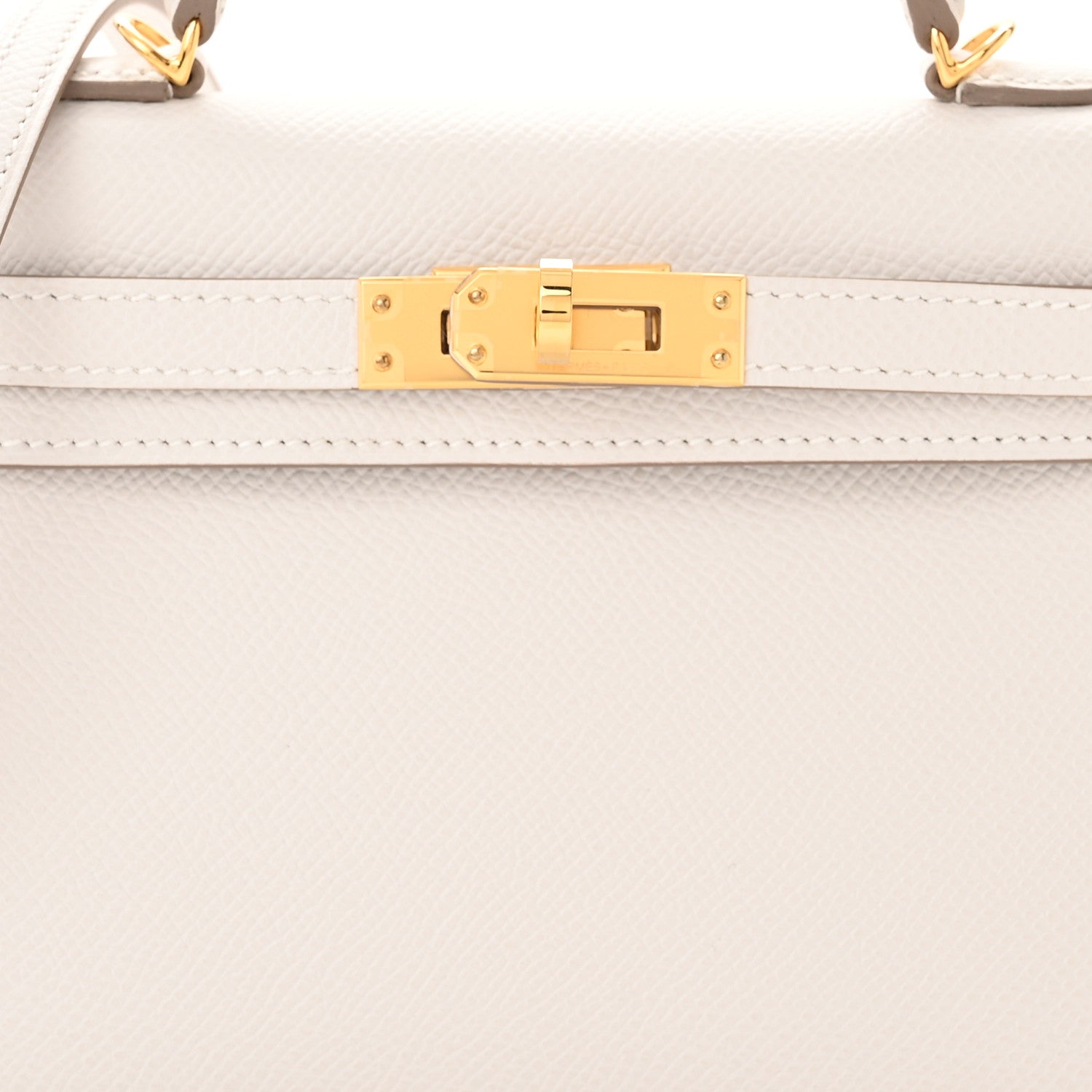 Hermes Epsom Mini Kelly Sellier 20 Gris Pale 8 of 11