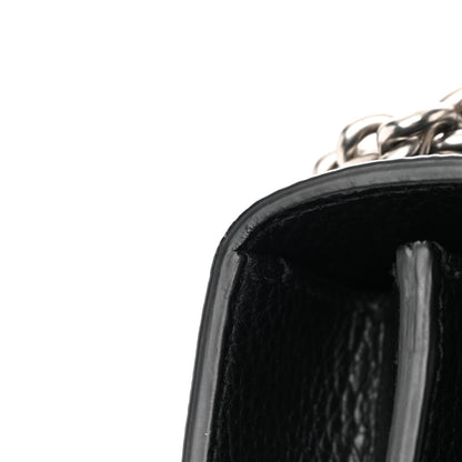 Gucci Pebbled Calfskin Small Dionysus Shoulder Bag Black 12 of 13