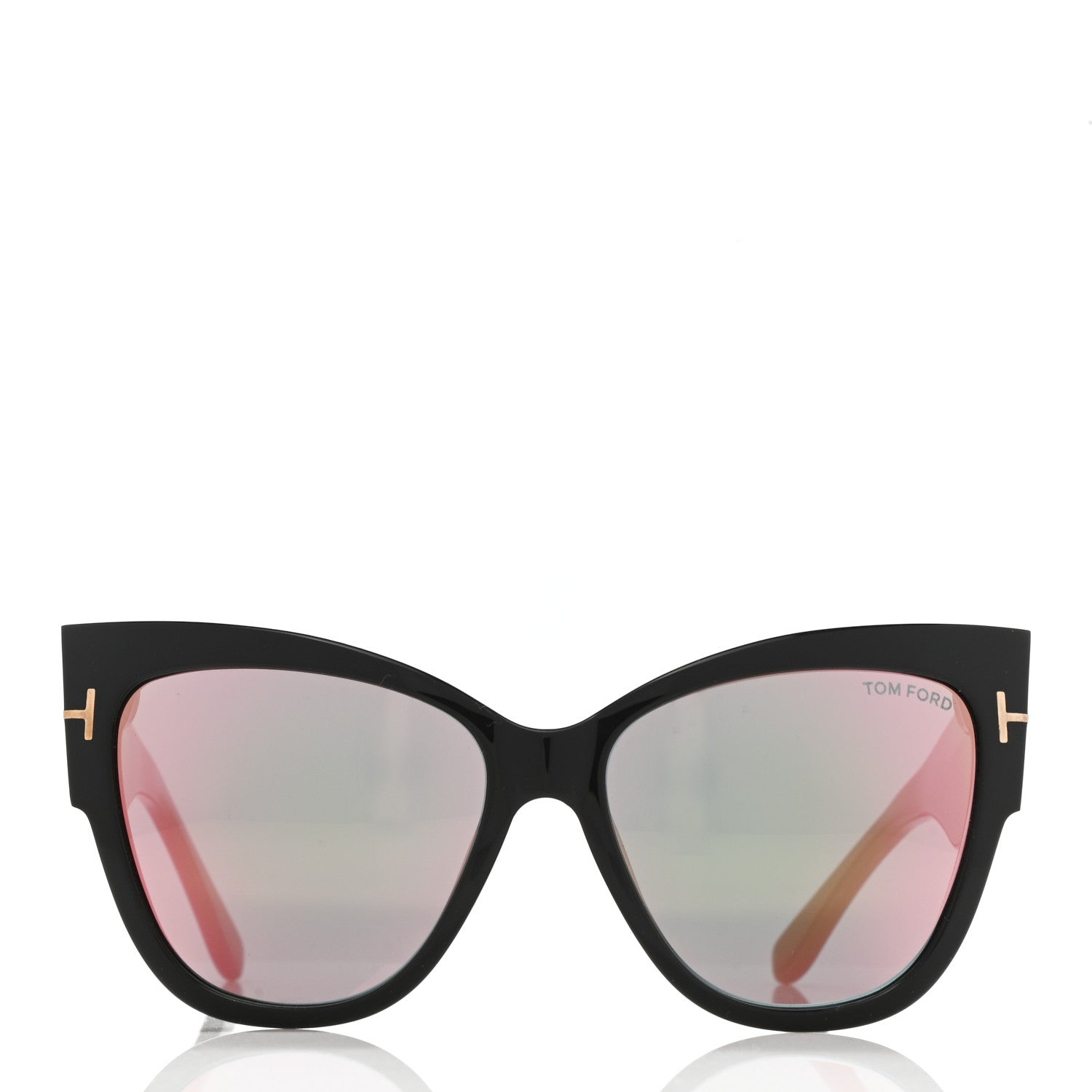 Tom Ford Acetate Anoushka Cat Eye Sunglasses TF371 Black 2 of 8