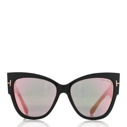 Tom Ford Acetate Anoushka Cat Eye Sunglasses TF371 Black 2 of 8