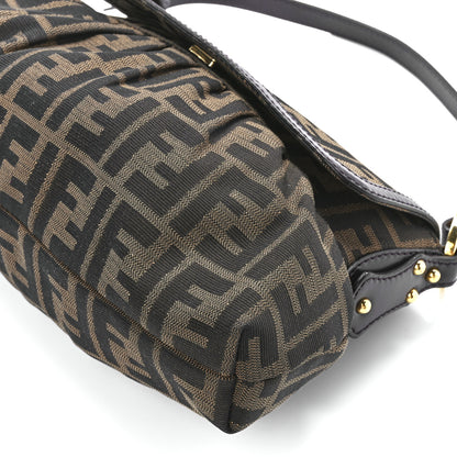 Fendi Zucca Small Chef Shoulder Bag Tobacco 12 of 12