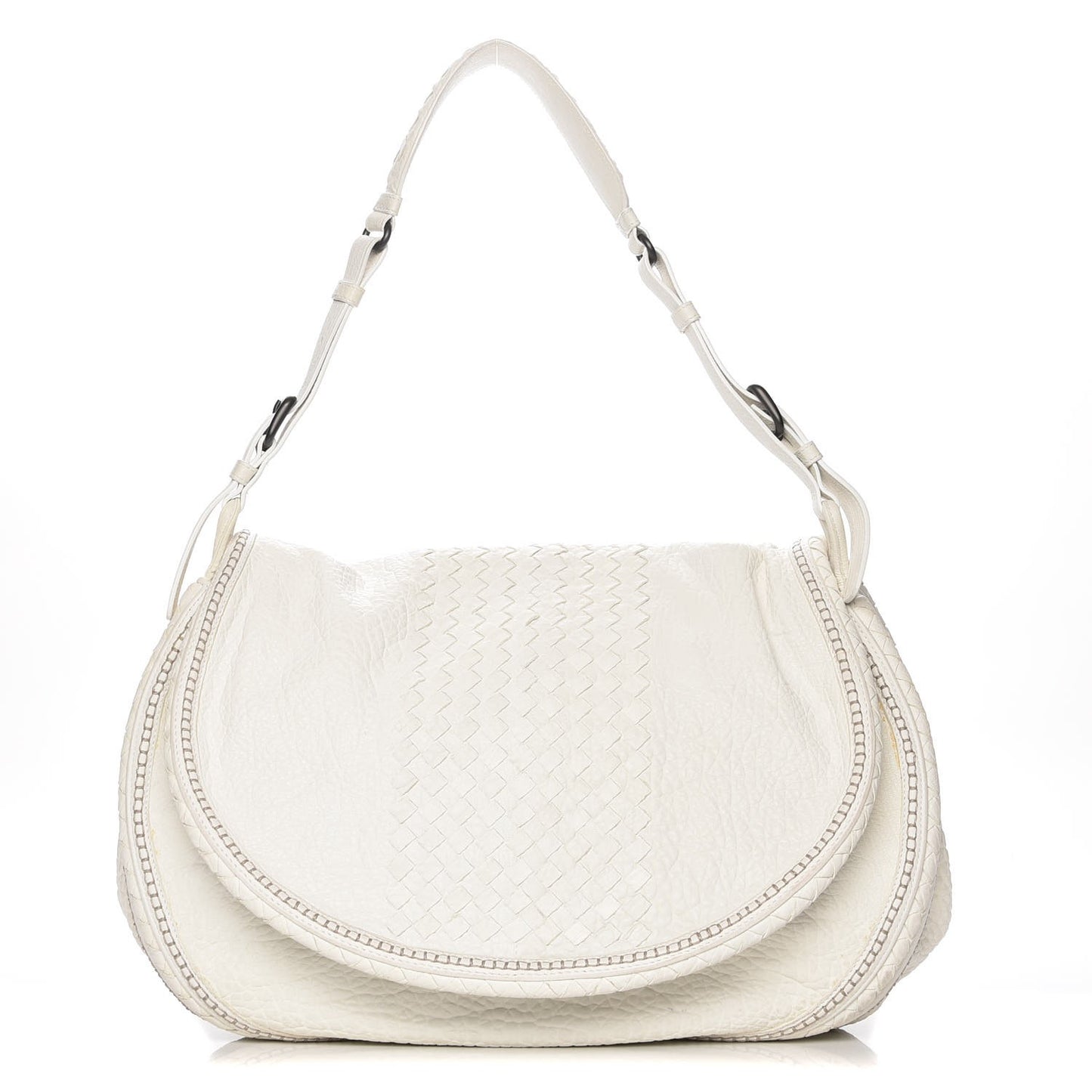 Cervo Intrecciato Flap White