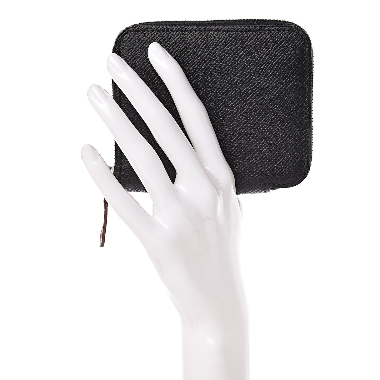 Epsom Silk'in Compact Wallet Black
