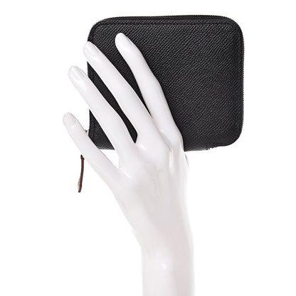 Hermes Epsom Silk'in Compact Wallet Black 2 of 6
