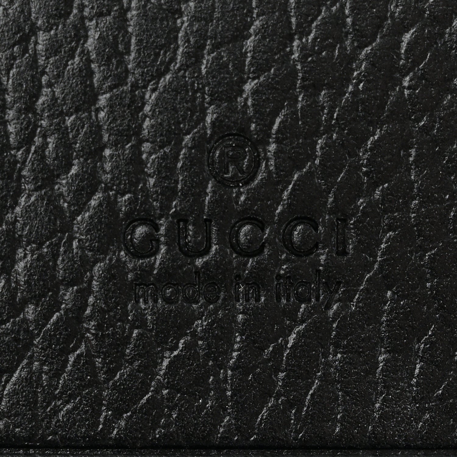 Gucci Dollar Calfskin GG Supreme Monogram GG Marmont Card Case Black Beige Ebony 7 of 9