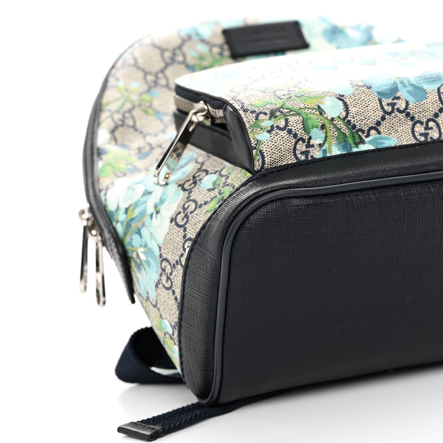 Gucci GG Supreme Monogram Blooms Small Day Backpack Blue 8 of 9