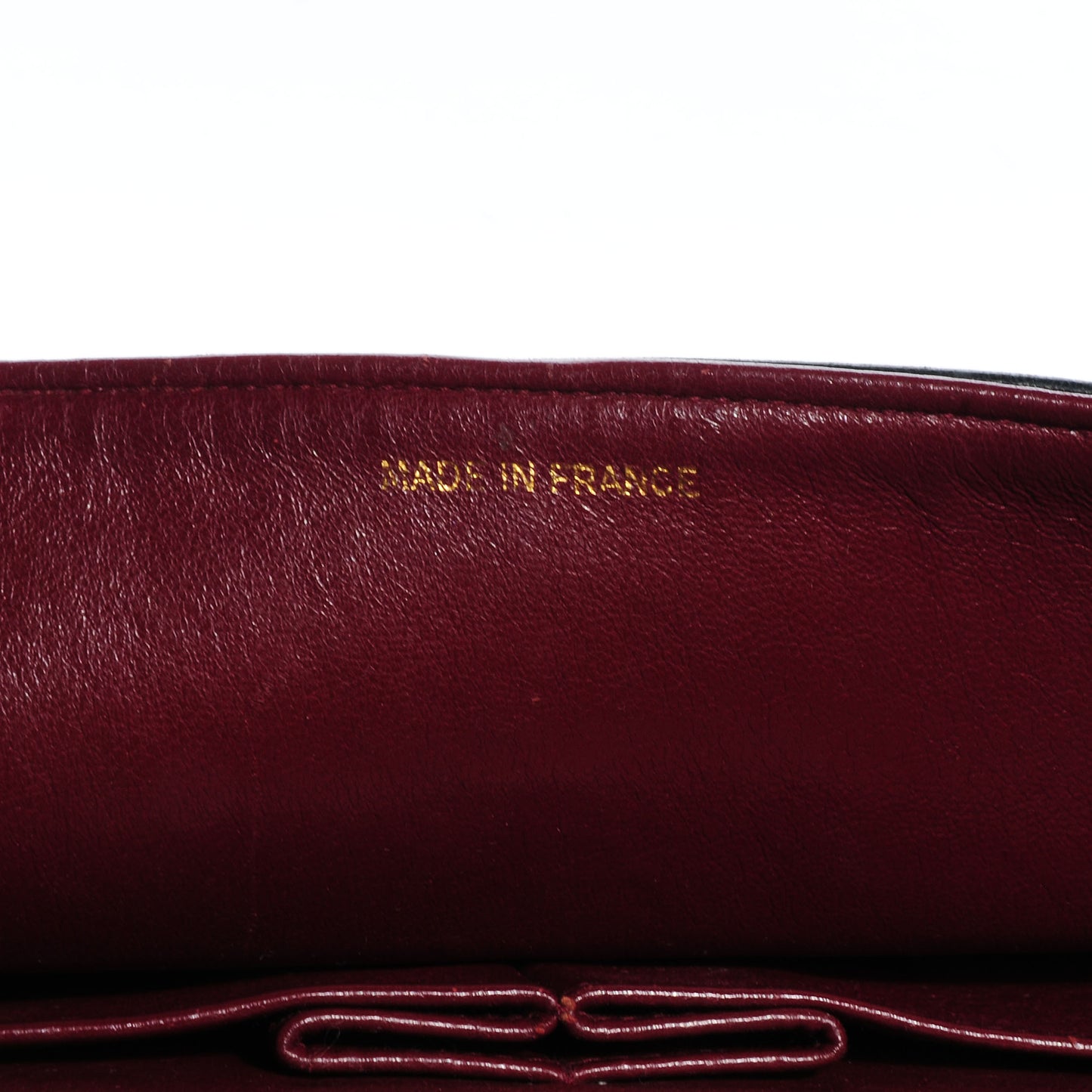 Lambskin Medium Double Flap Black