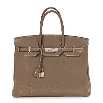 Hermes Togo Birkin 35 Etoupe 1 of 10