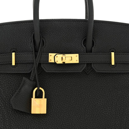 Hermes Togo Birkin 25 Black 8 of 10