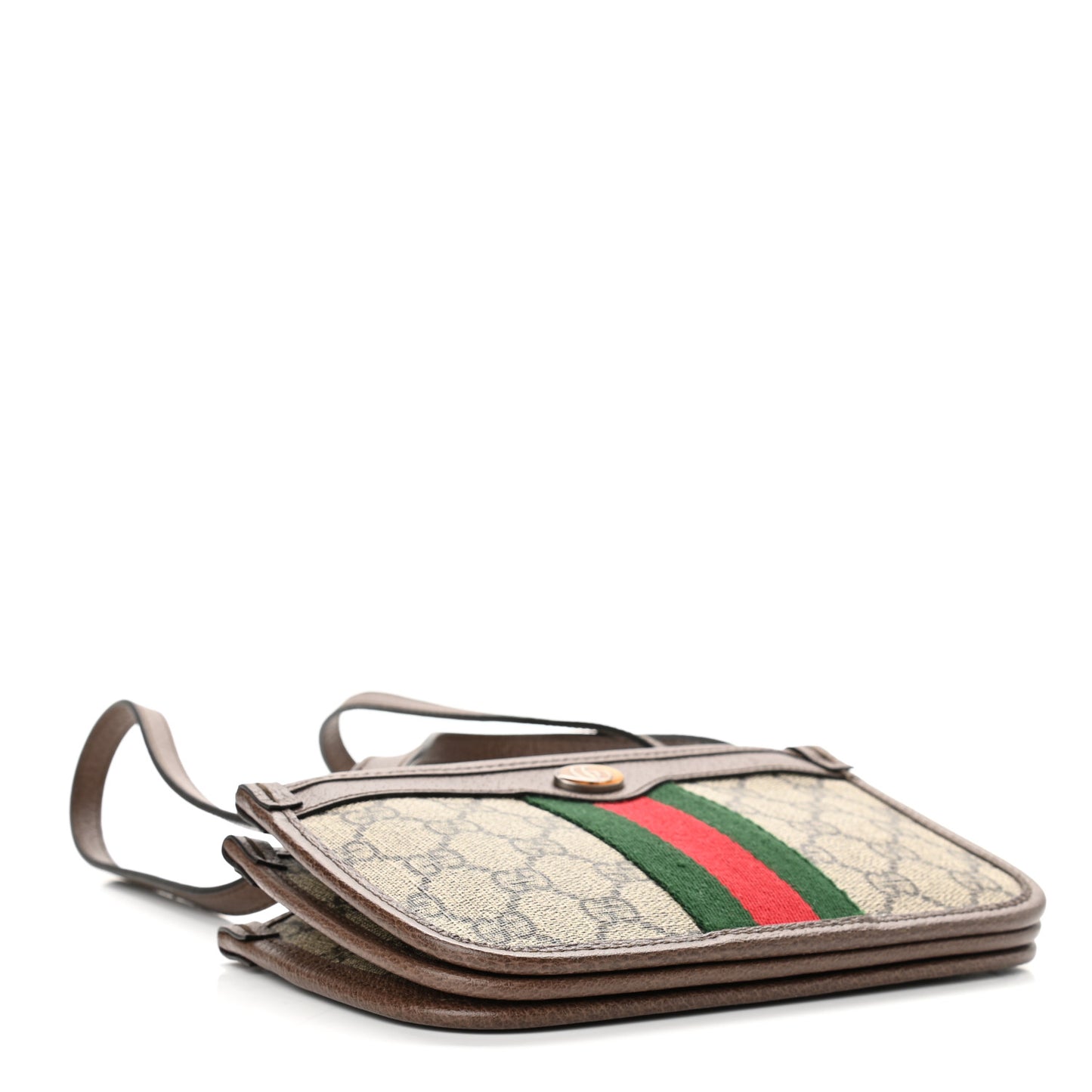 GG Supreme Monogram Web Ophidia Crossbody Beige New Acero