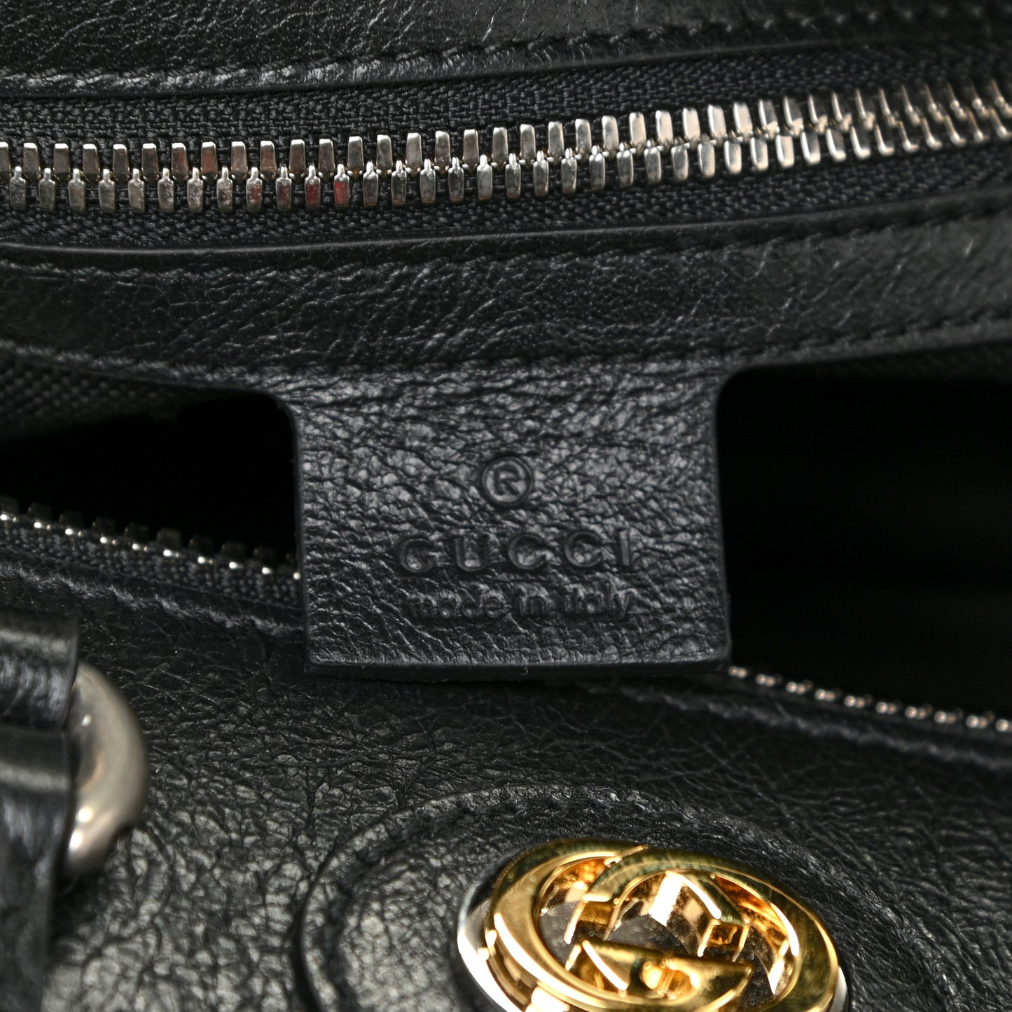 Fluffy Calfskin Morpheus Convertible Backpack Black