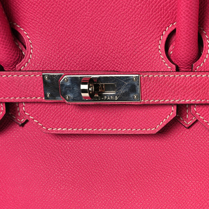 Hermes Epsom Candy Birkin 35 Rose Tyrien Tosca 13 of 13