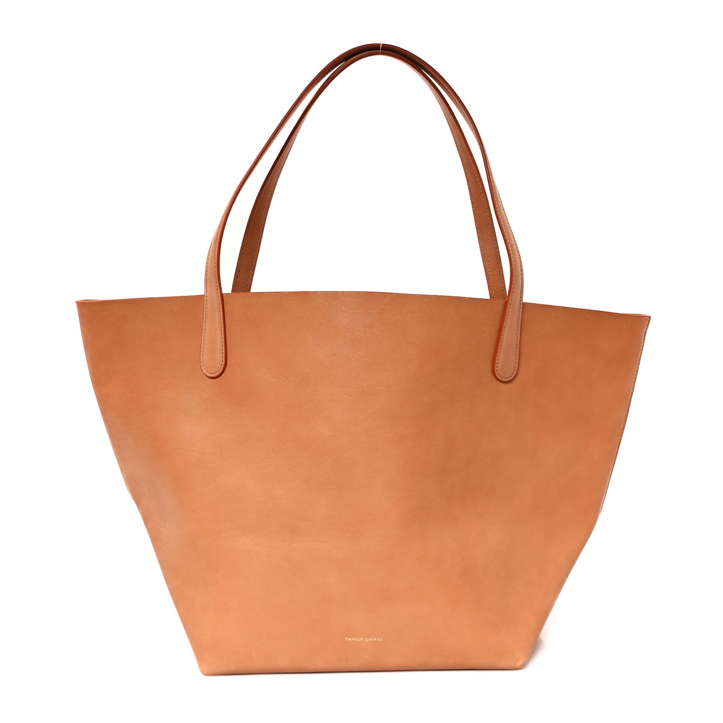 Vegetable Tanned Calfskin Everyday Soft Tote Cammello