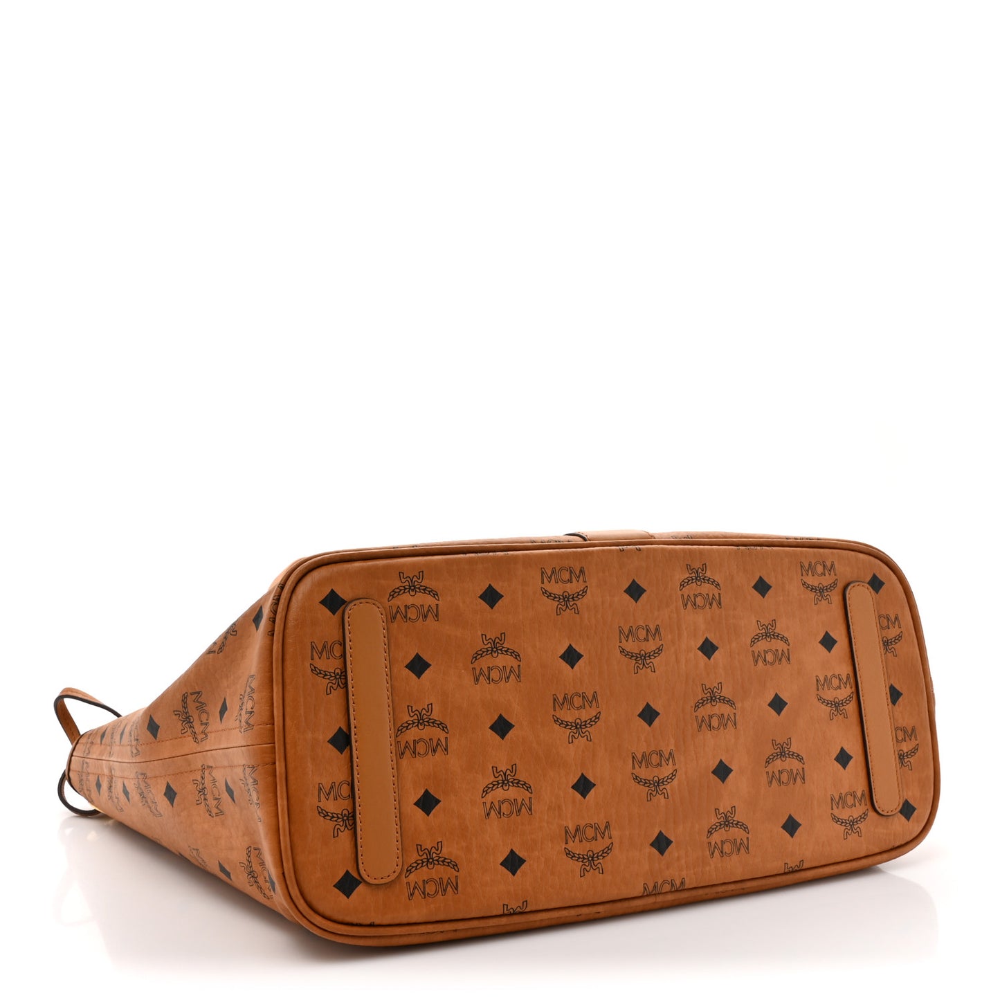 Visetos Medium Liz Reversible Shopper Tote Cognac