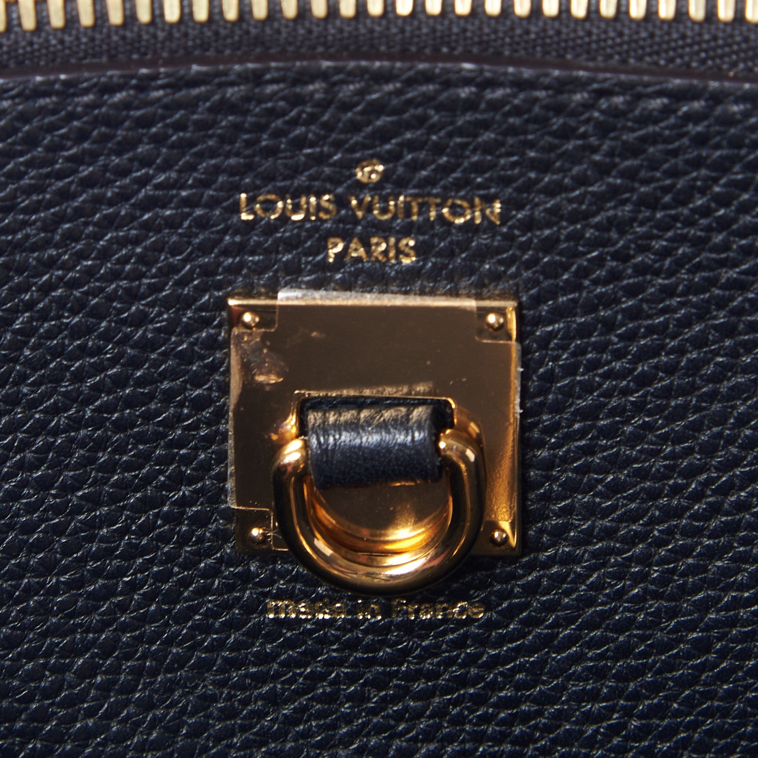 Louis Vuitton Calfskin Studded City Steamer MM Black 8 of 8