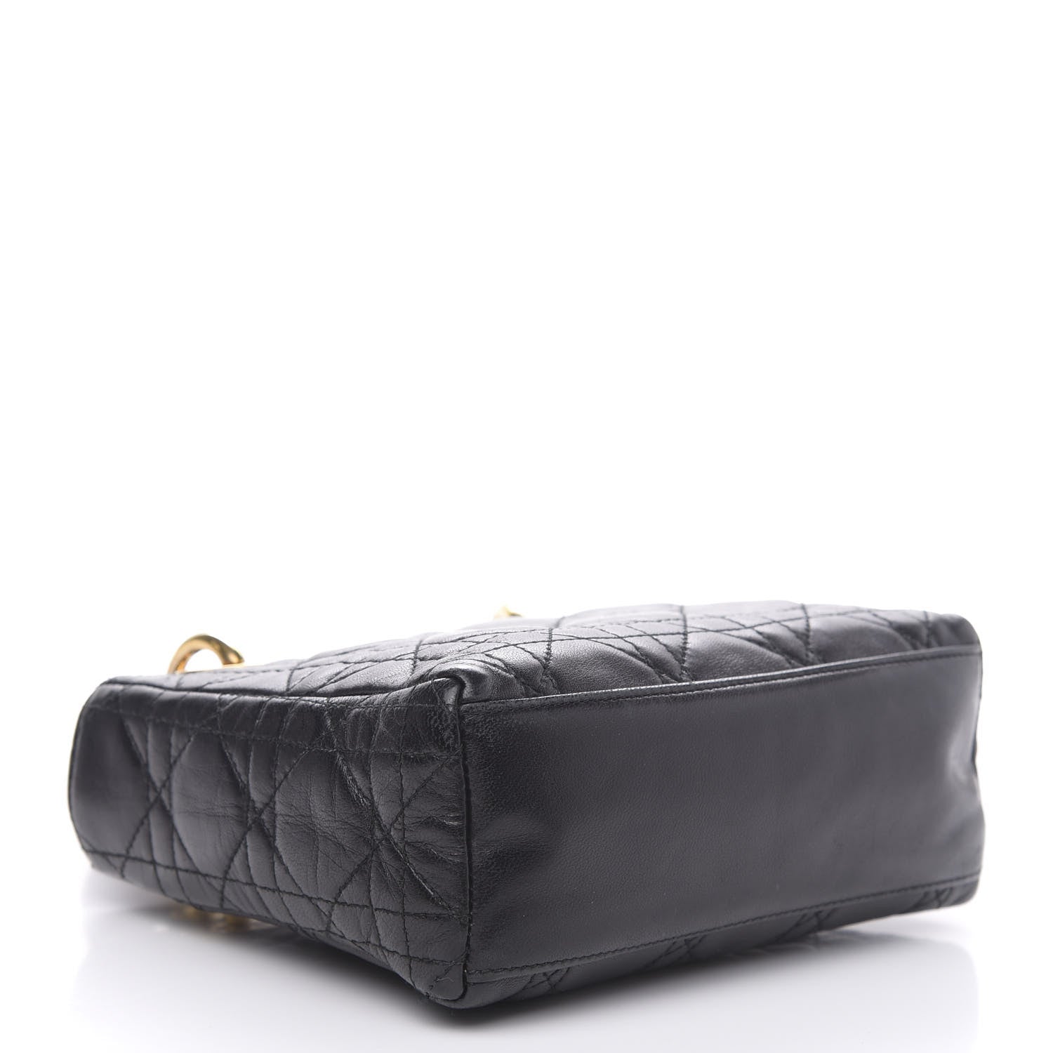 Christian Dior Lambskin Cannage Mini Lady Dior Black 4 of 13