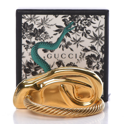 Gucci Metal Right Ear Accessory with Hoop Gold 5 of 5