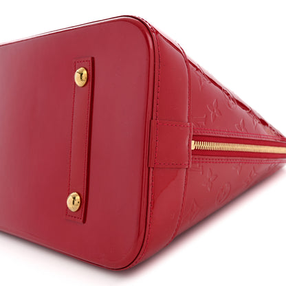 Louis Vuitton Vernis Alma MM Pomme D'Amour 10 of 11