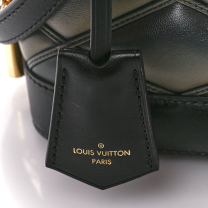 Louis Vuitton Lambskin Malletage Alma BB Black Beige 9 of 14