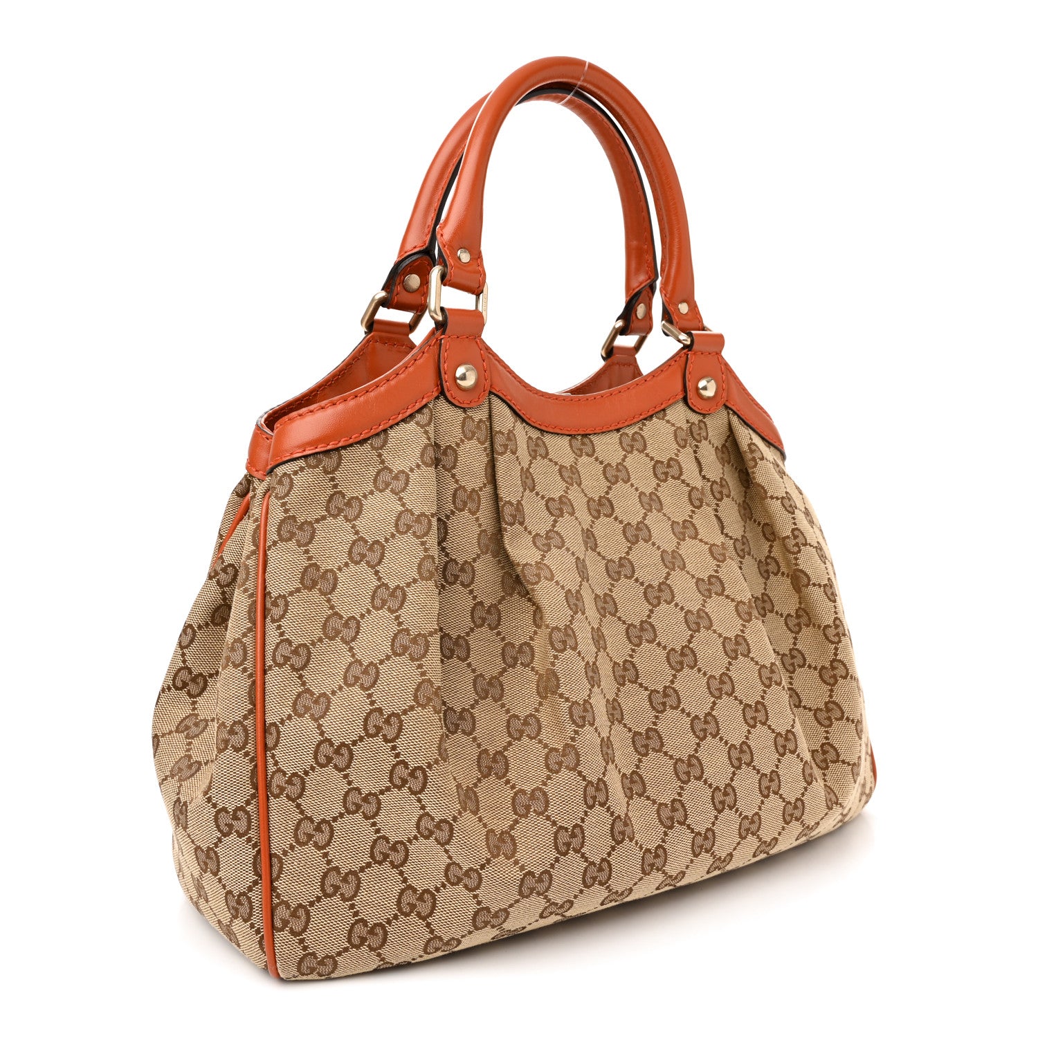 Gucci Monogram Medium Sukey Tote Orange 3 of 13