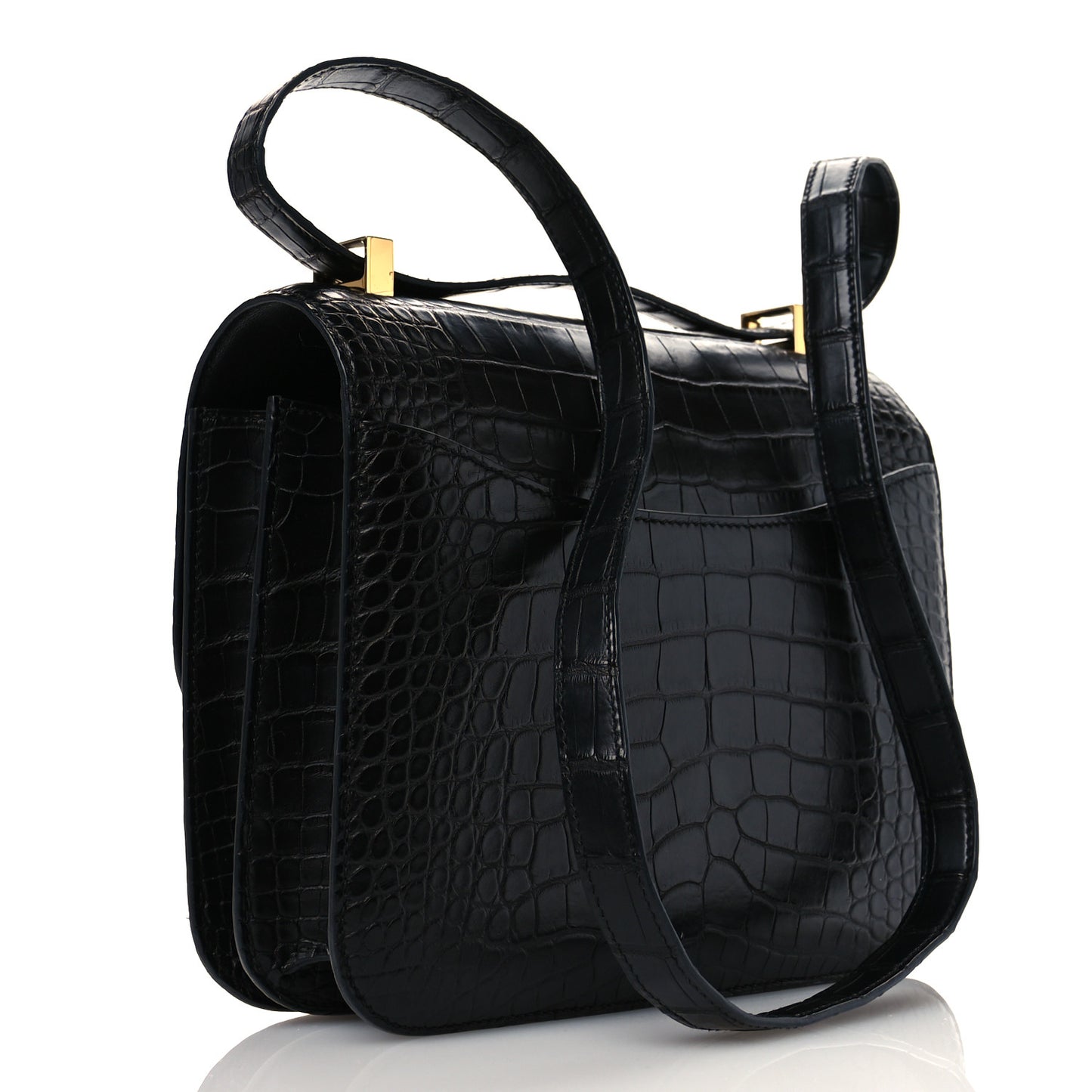 Matte Alligator Constance 24 Black