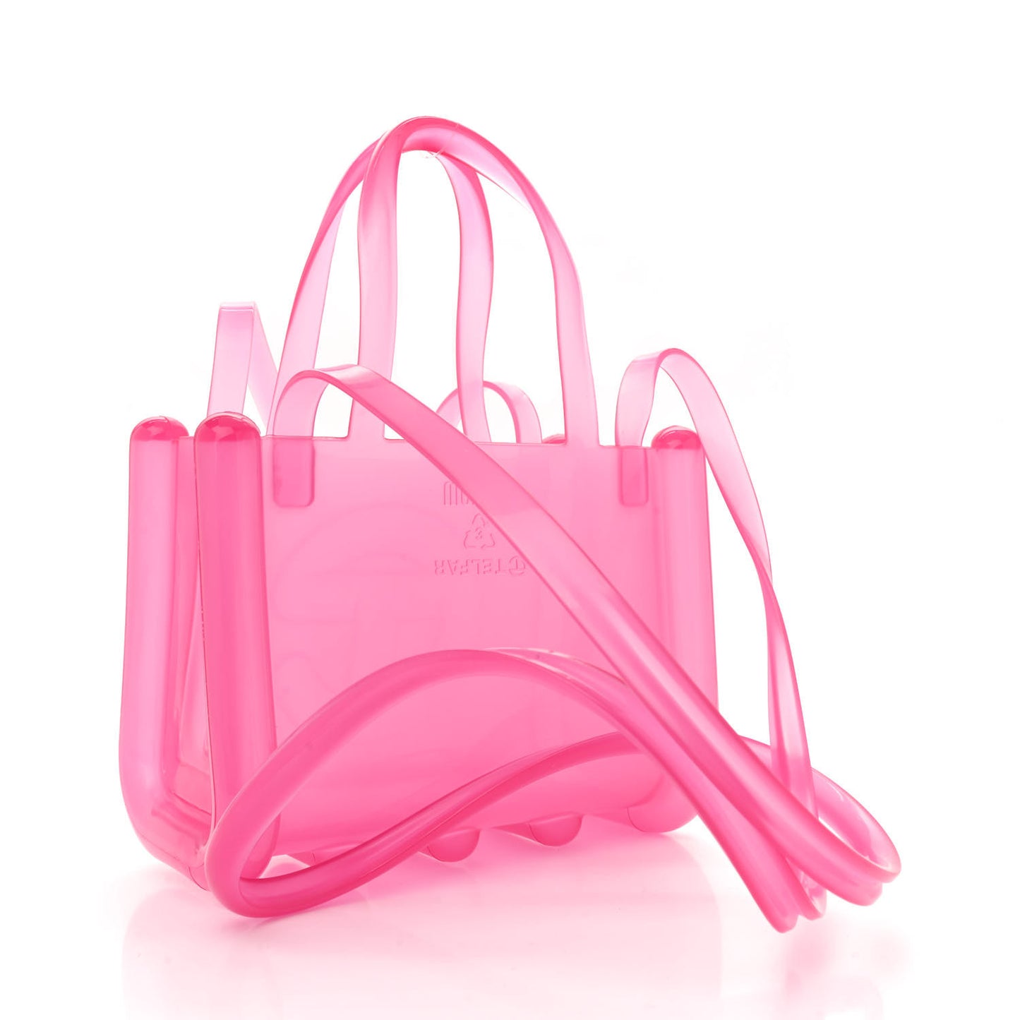 x MELISSA Jelly Small Shopping Bag Clear Pink