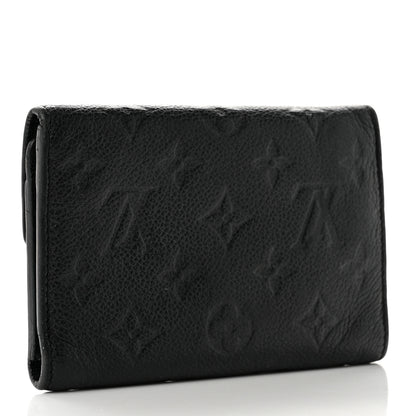 Louis Vuitton Empreinte Compact Curieuse Wallet Black 3 of 9
