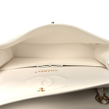 Chanel Caviar Quilted Small Double Flap White 5 of 10