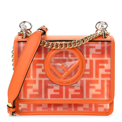 Fendi TPU FF Vitello Century F is Fendi Small Kan I Shoulder Bag Aranciata 1 of 9