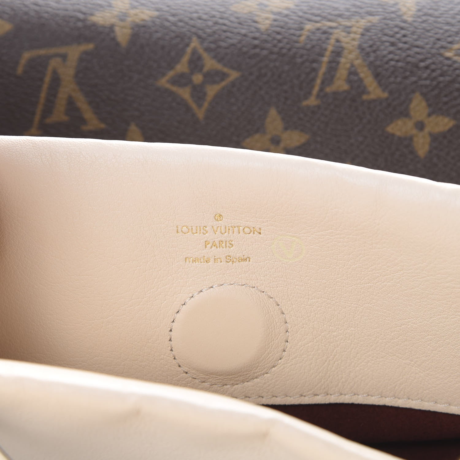 Louis Vuitton Monogram Tuileries Besace Creme 5 of 8