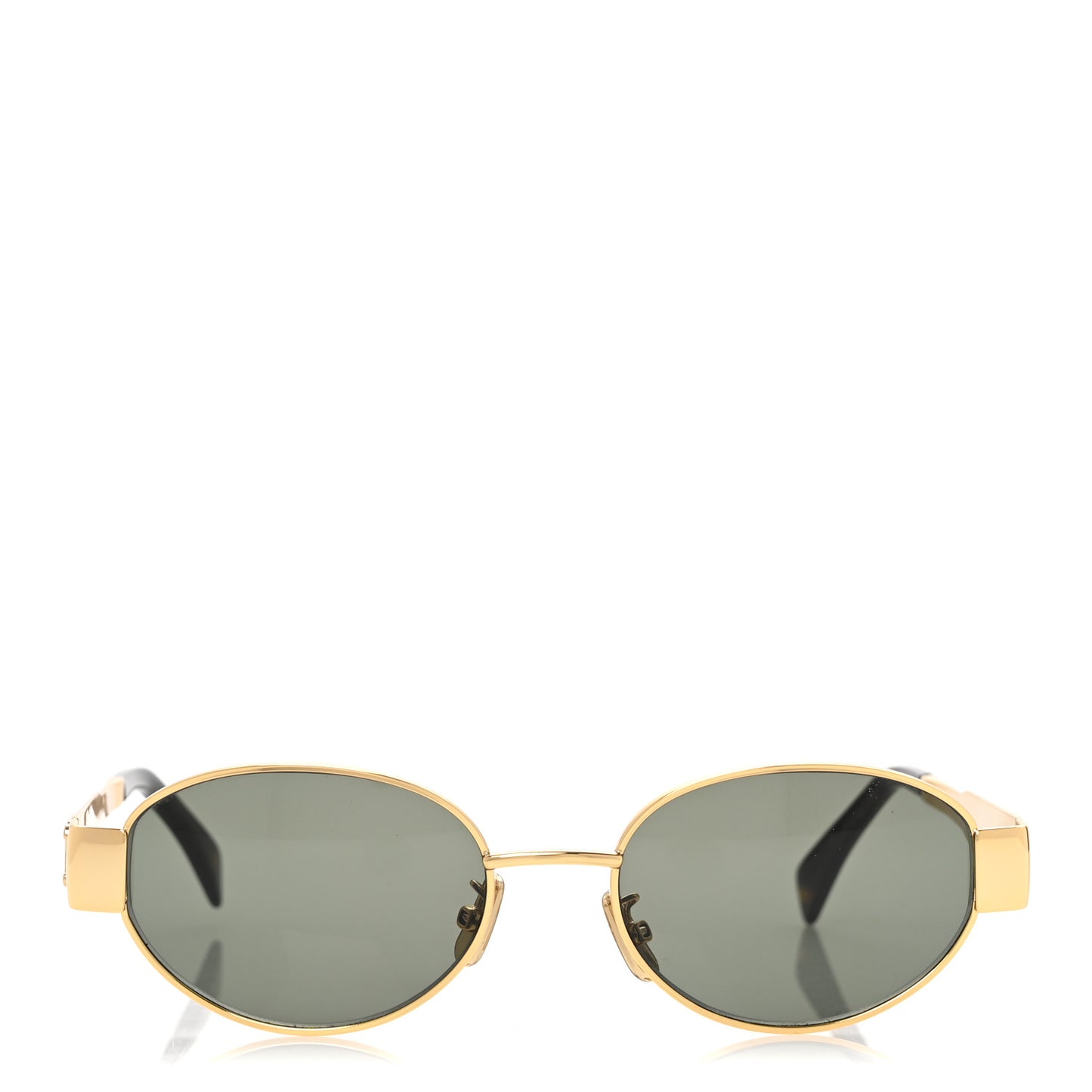Metal Triomphe 01 Sunglasses CL40235U Gold Green