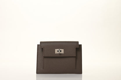 Hermes Epsom Kelly Pocket Compact Wallet Etain 2 of 18