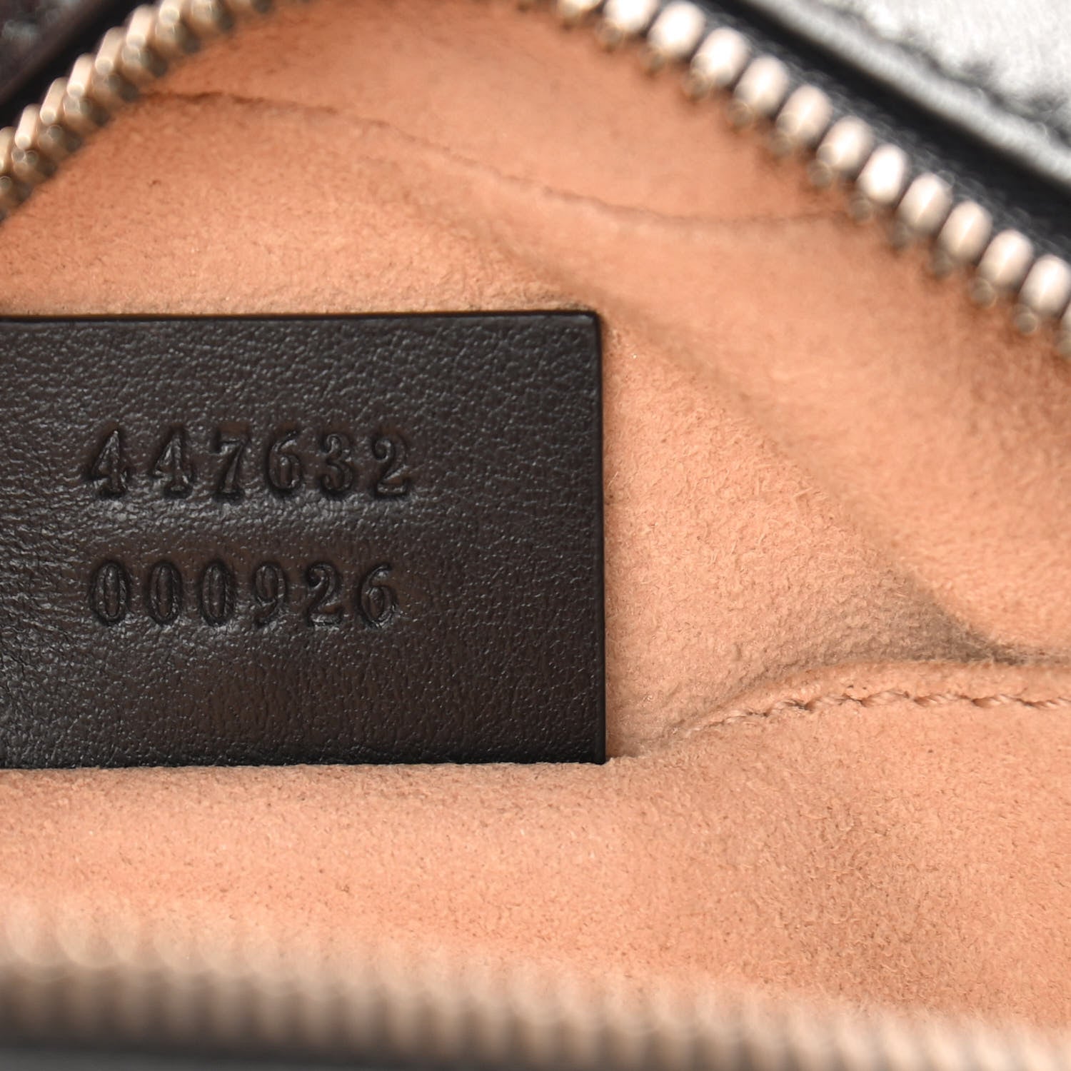 Gucci Calfskin Matelasse Small GG Marmont Chain Shoulder Bag Black 7 of 11