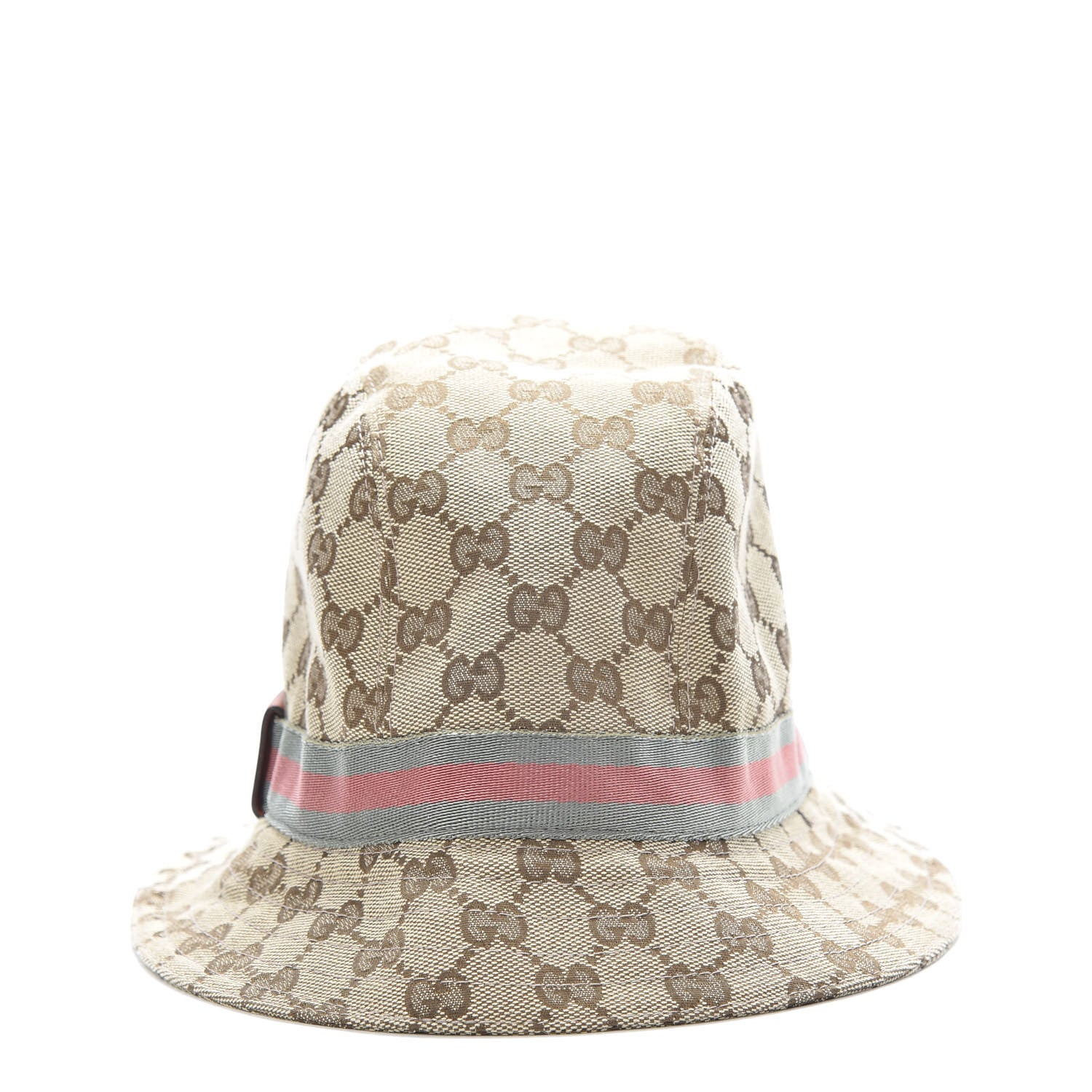 Gucci Monogram Web Bucket Hat M Brown 4 of 7
