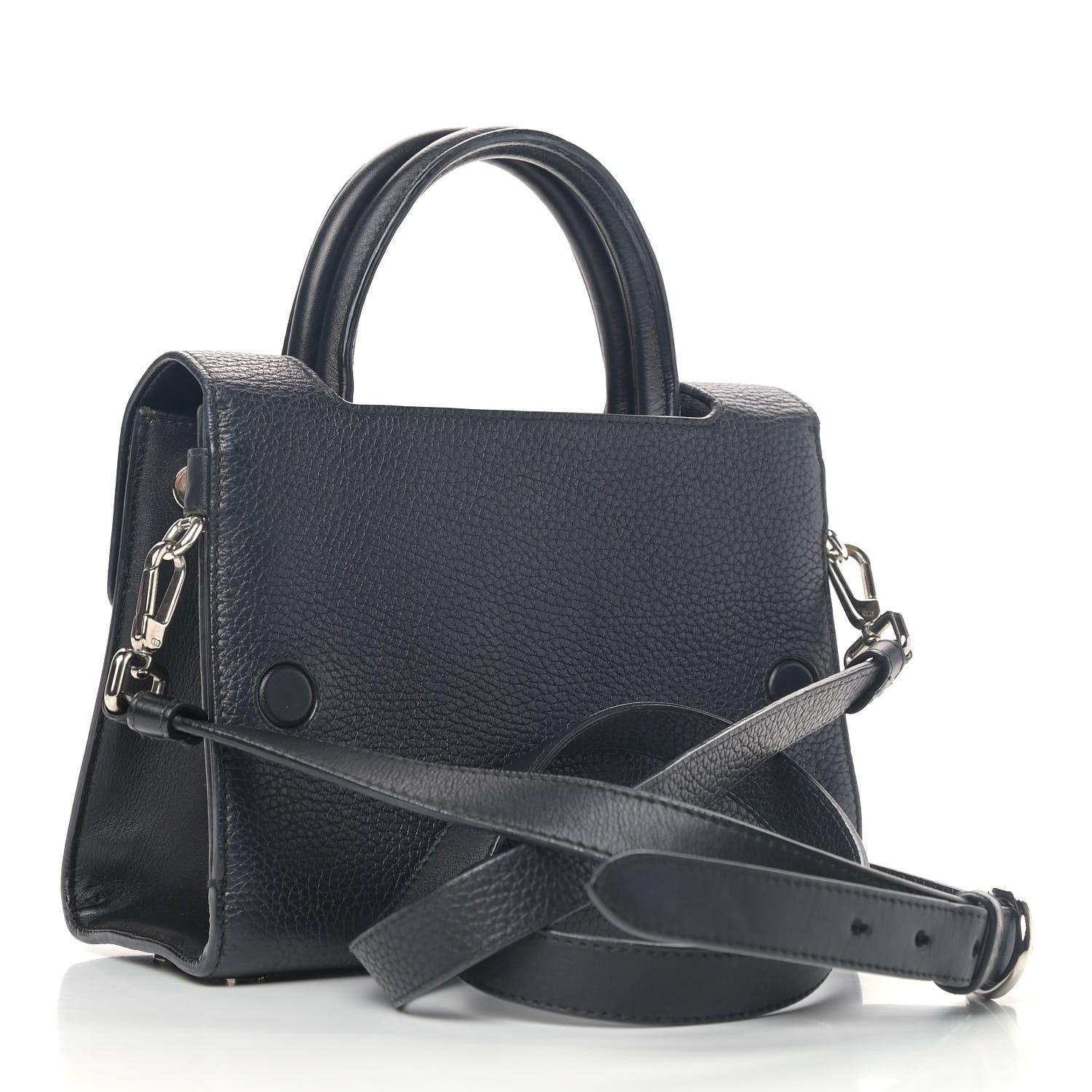 Christian Dior Grained Calfskin Mini Diorever Flap Black 2 of 5