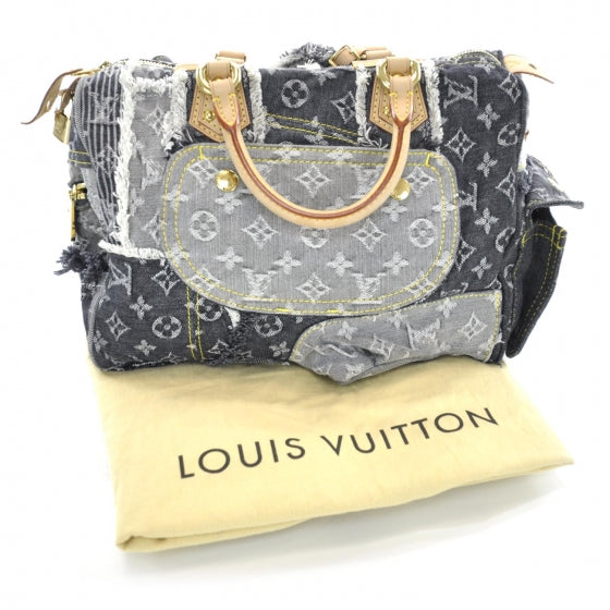 Denim Patchwork Speedy Black