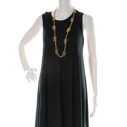 Chanel Logo Necklace Gold 2 of 4