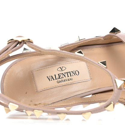 Valentino Garavani Patent Rockstud Ankle Strap 100mm Pumps 39.5 Orange Poudre 7 of 7