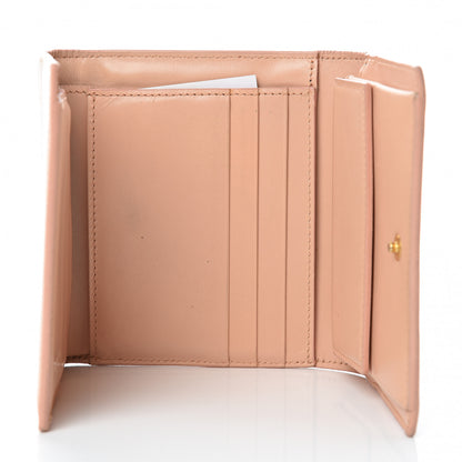 Saint Laurent Calfskin Trifold Wallet Pale Pink 5 of 12