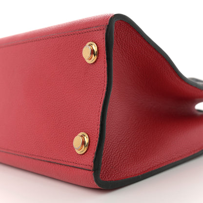 Louis Vuitton Taurillon City Steamer PM Black Rouge 9 of 11