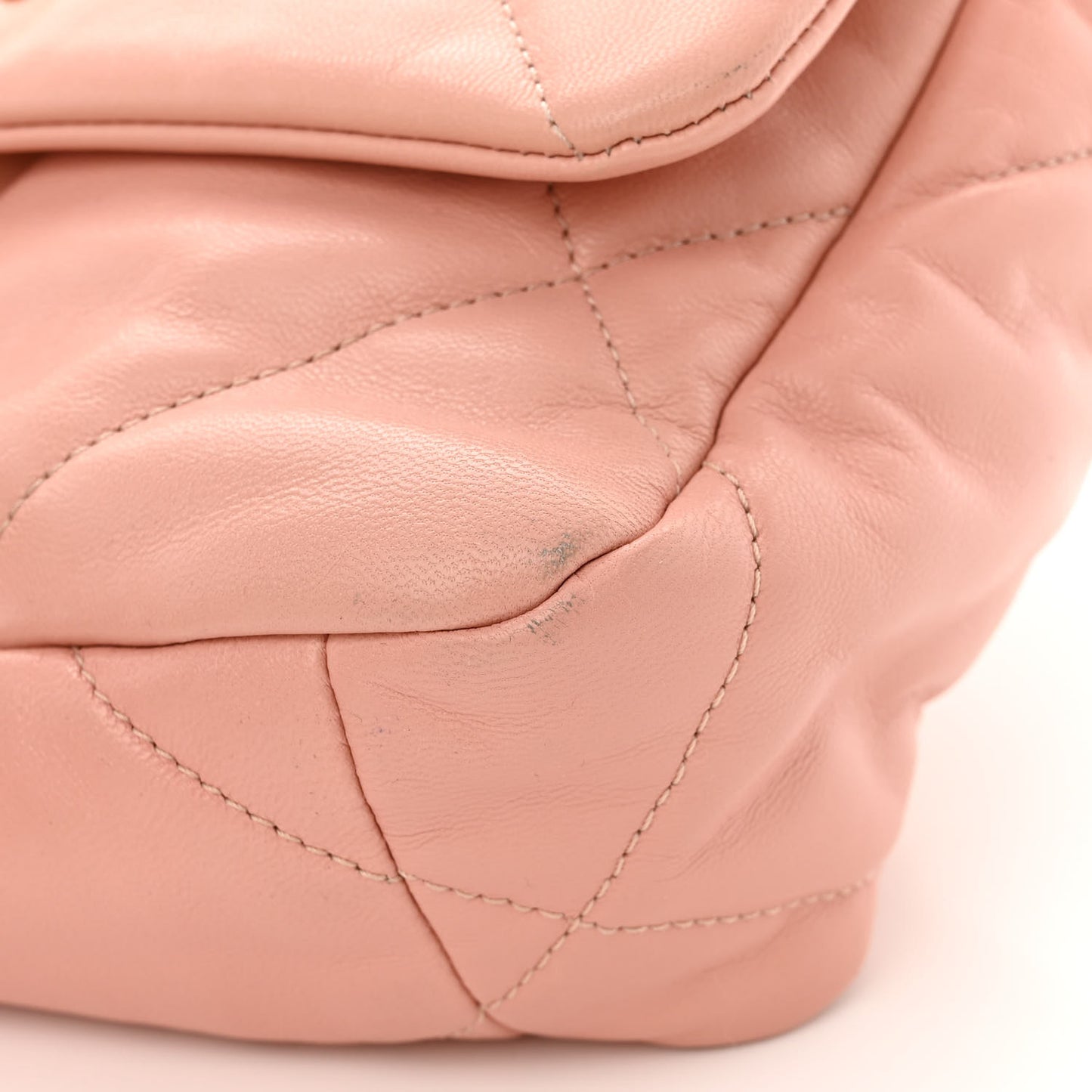 Goatskin Quilted Medium Chanel 19 Flap Light Pink