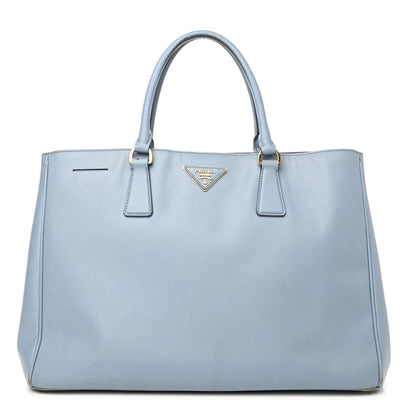 Prada Saffiano Cuir Large Double Bag Astrale 1 of 11