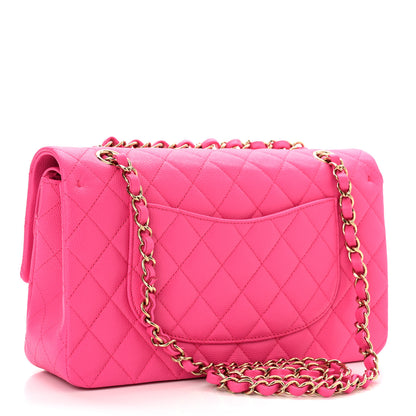 Chanel Caviar Quilted Medium Double Flap Rose 3 of 11