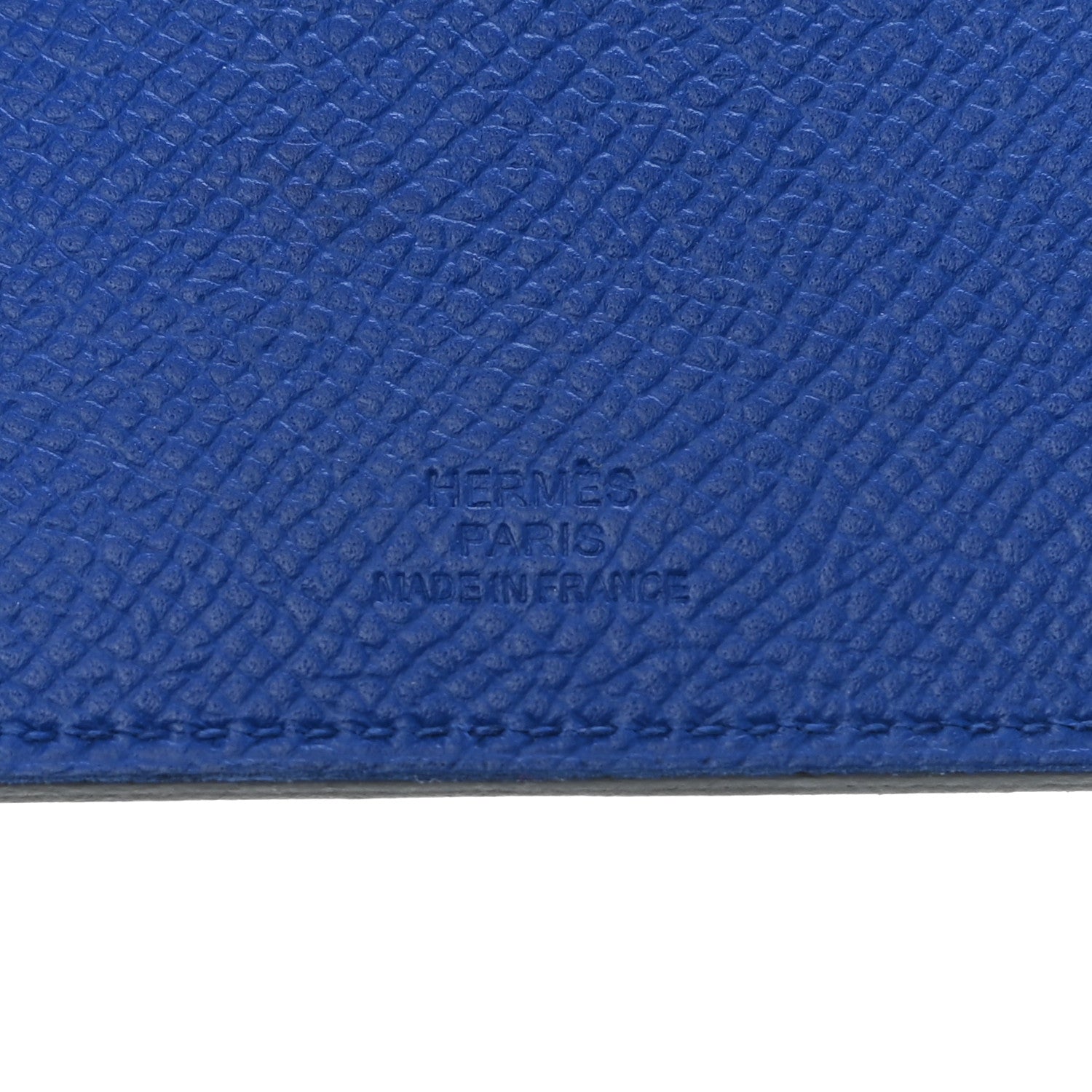 Hermes Epsom Tarmac PM Passport Holder Bleu Electrique 6 of 8