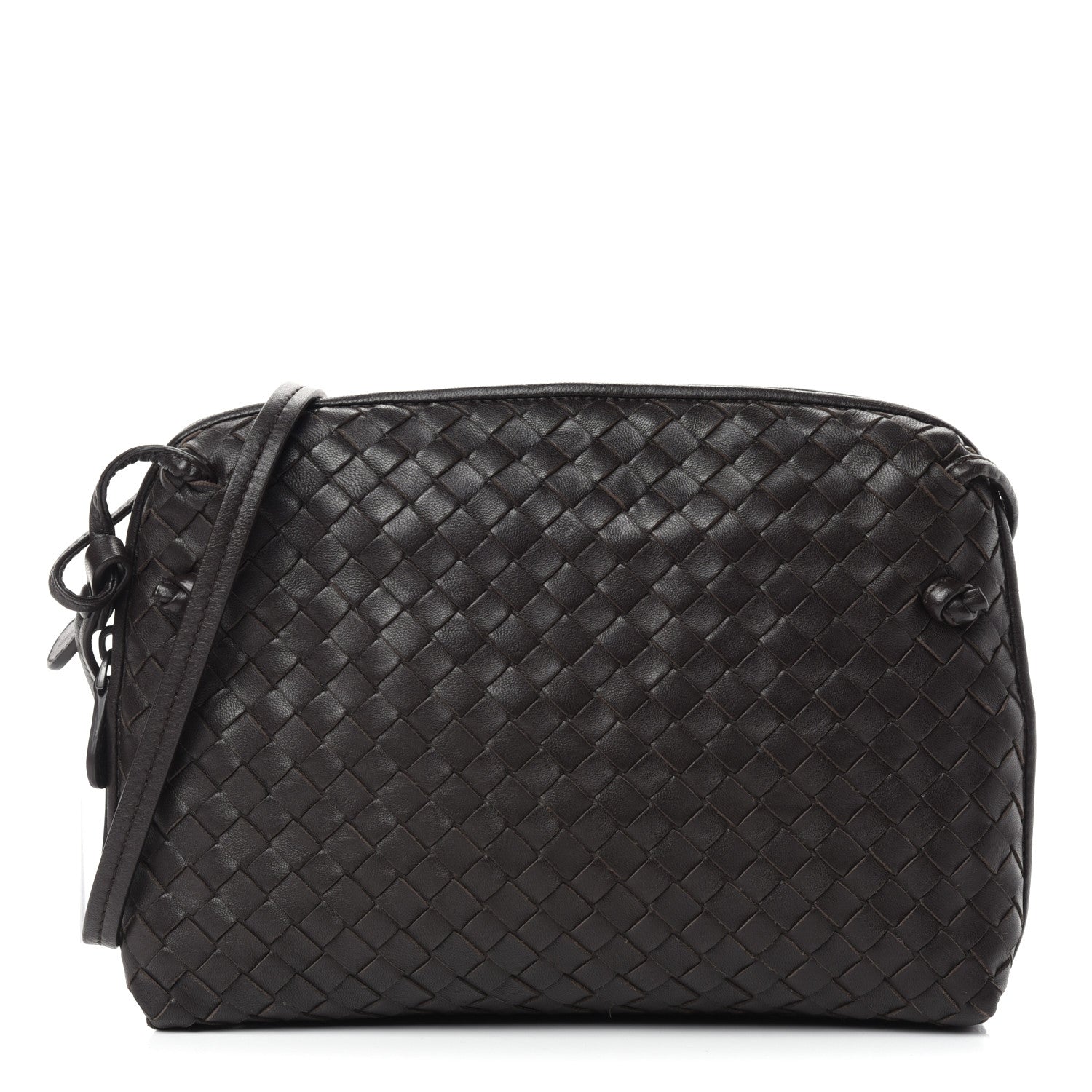 Bottega Veneta Nappa Intrecciato Nodini Bag Ebano 1 of 9